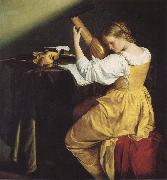 Orazio Gentileschi, Lutspelerska